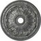Ekena Millwork Flagstone Ceiling Medallion (Fits Canopies up to 3 7/8"), 30"OD x 3 7/8"ID x 3 1/4"P, Silver CM30FLSLS - alternate 1